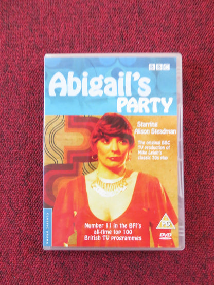 ABIGAIL'S PARTY (DVD) ALISON STEADMAN TIM STERN 1977 REGION 2, 4 Rendezvous Cinema Movie posters