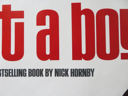 ABOUT A BOY UK QUAD (30"x 40") ROLLED POSTER HUGH GRANT NICHOLAS HOULT 2002 - Rendezvous Cinema