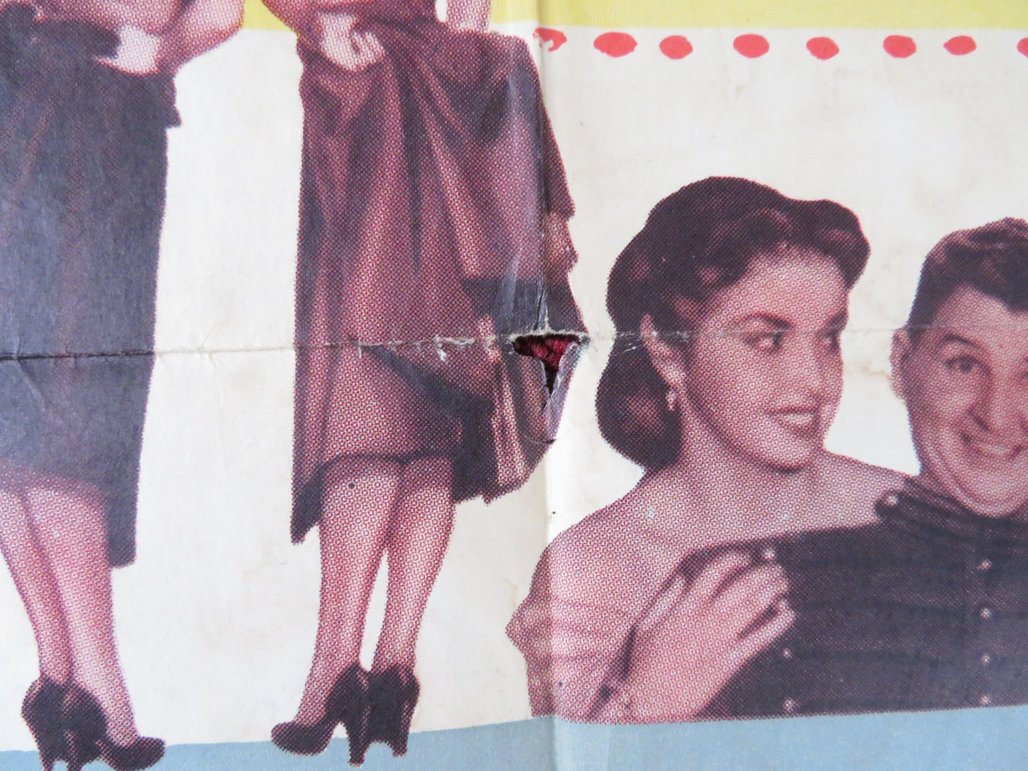 ABOUT FACE FOLDED US ONE SHEET POSTER GORDON MACRAE EDDIE BRACKEN 1952 Rendezvous Cinema Movie posters