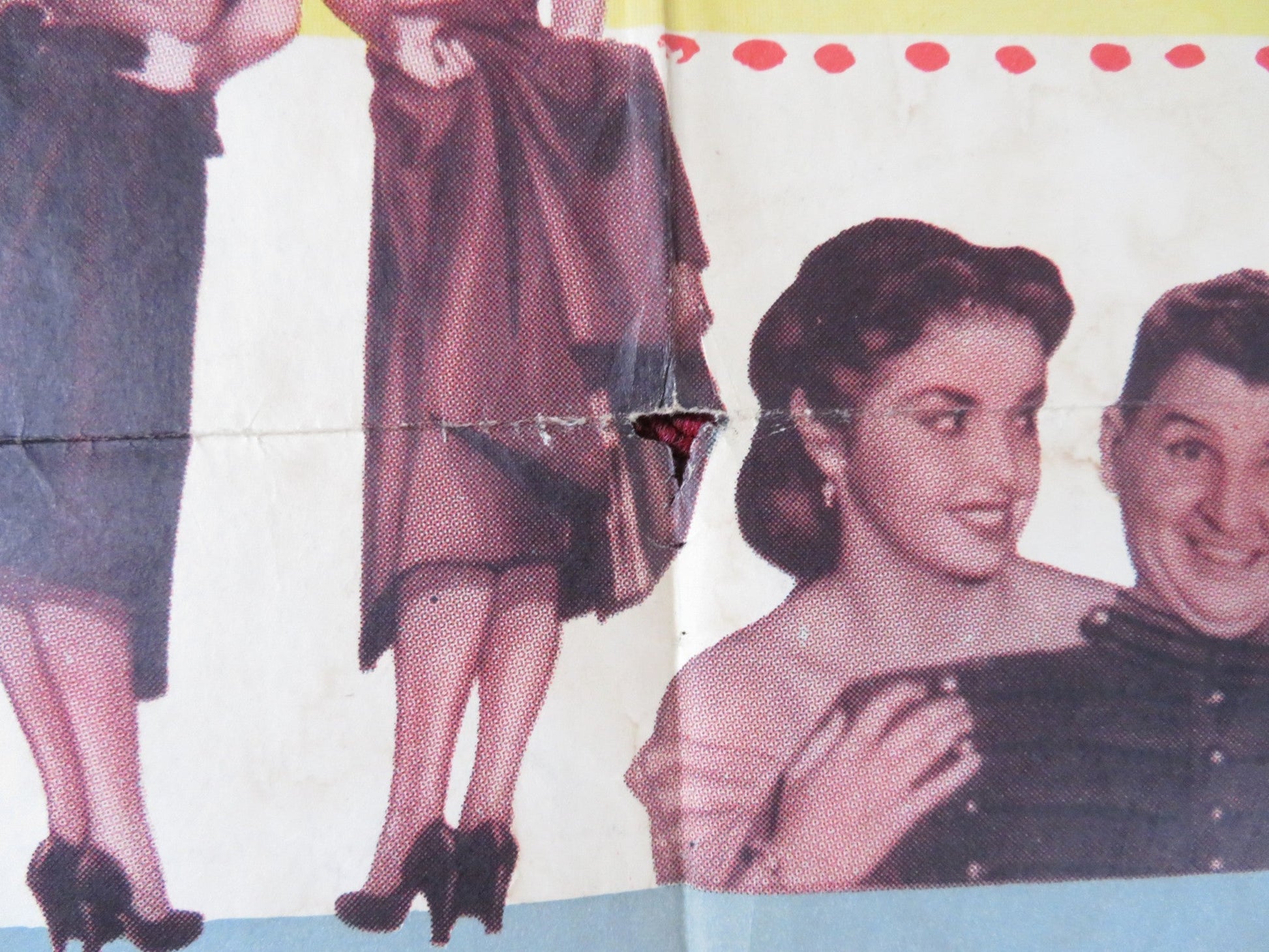 ABOUT FACE FOLDED US ONE SHEET POSTER GORDON MACRAE EDDIE BRACKEN 1952 Rendezvous Cinema Movie posters