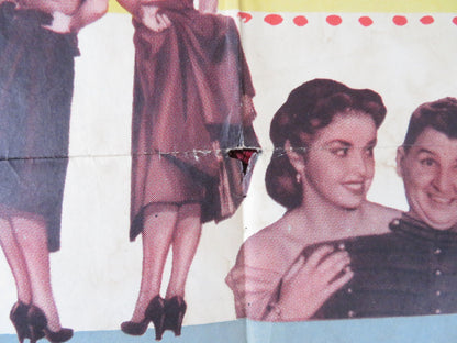 ABOUT FACE FOLDED US ONE SHEET POSTER GORDON MACRAE EDDIE BRACKEN 1952 Rendezvous Cinema Movie posters