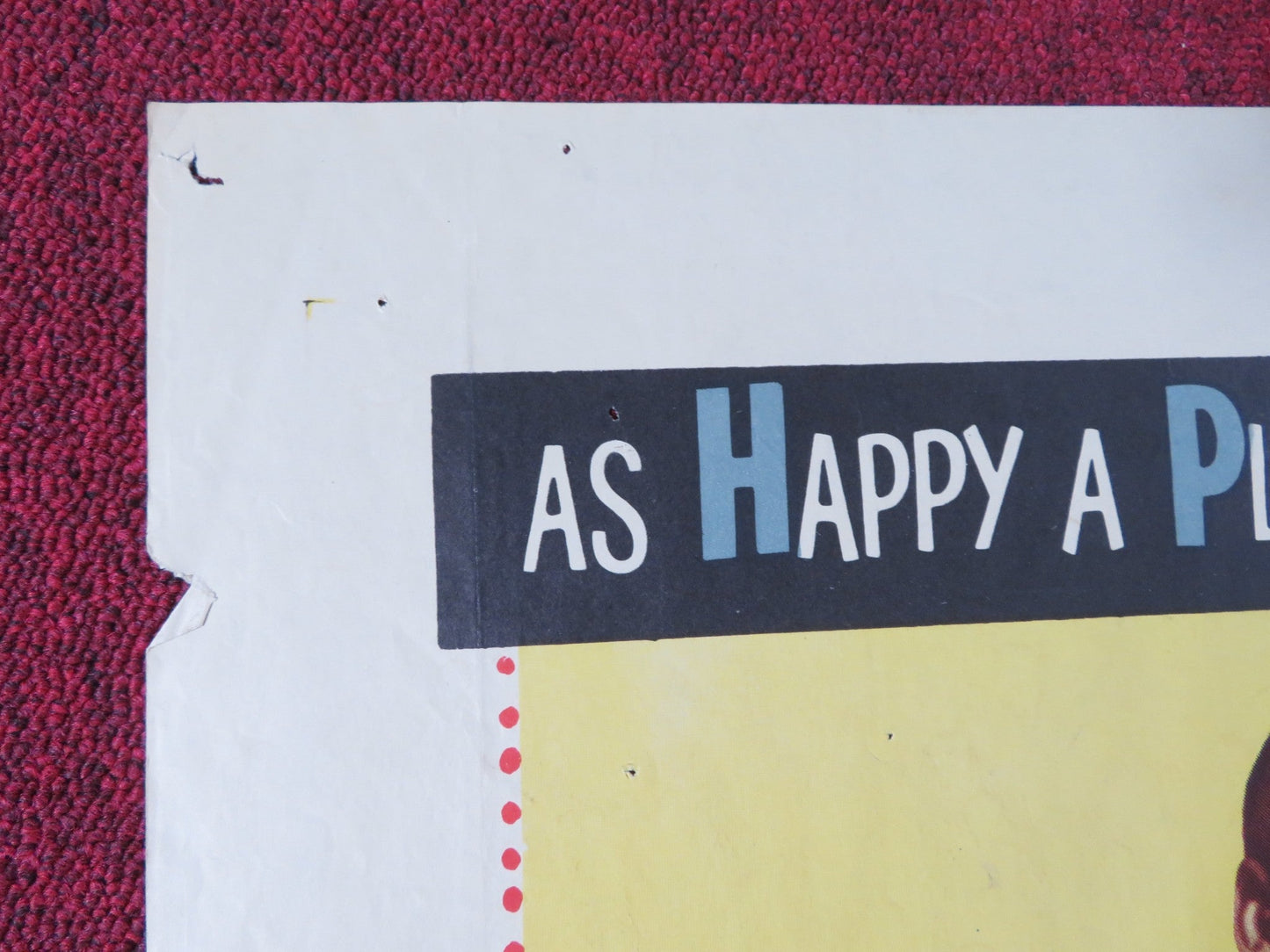 ABOUT FACE FOLDED US ONE SHEET POSTER GORDON MACRAE EDDIE BRACKEN 1952 Rendezvous Cinema Movie posters