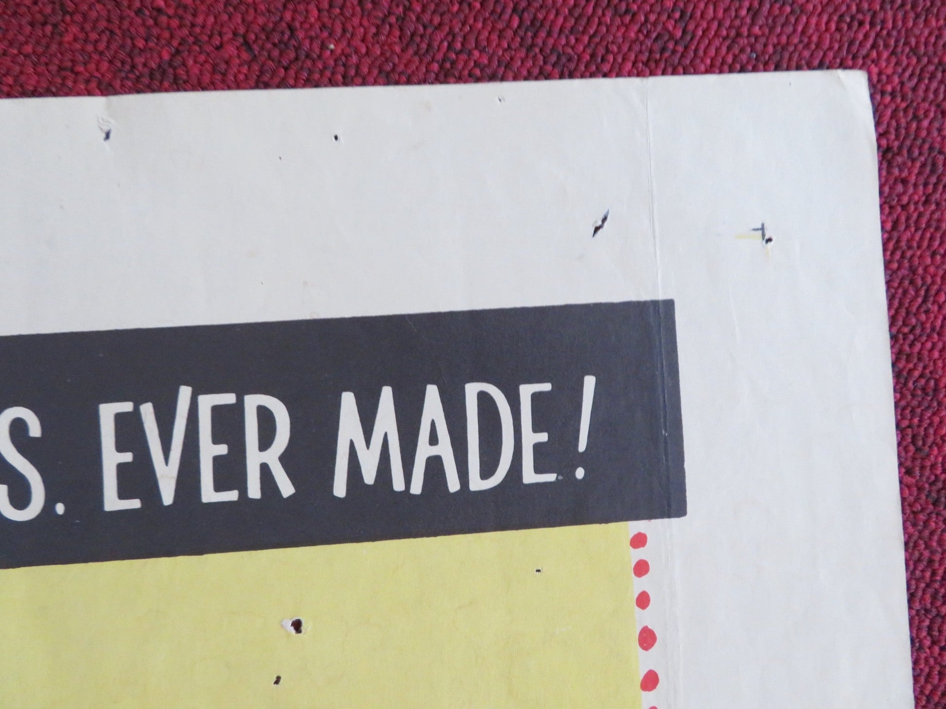 ABOUT FACE FOLDED US ONE SHEET POSTER GORDON MACRAE EDDIE BRACKEN 1952 Rendezvous Cinema Movie posters