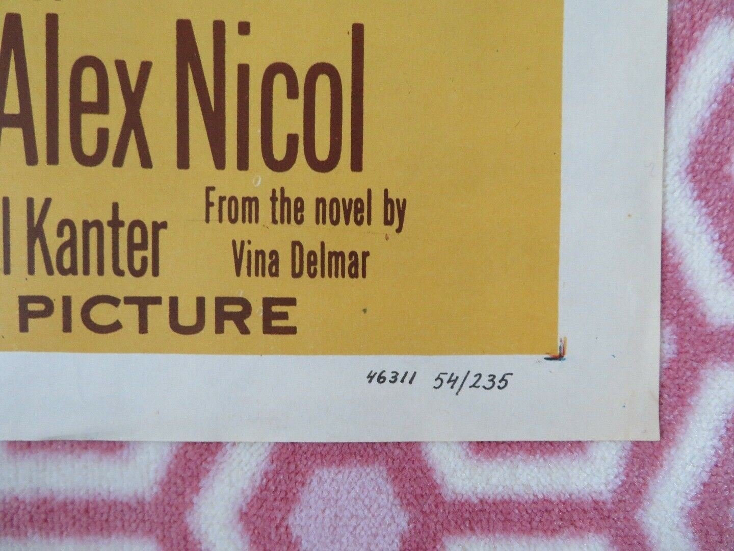 ABOUT MRS LESLIE US ONE SHEET (27 x 41) POSTER SHIRLEY BOOTH ROBERT RYAN 1954 - Rendezvous Cinema