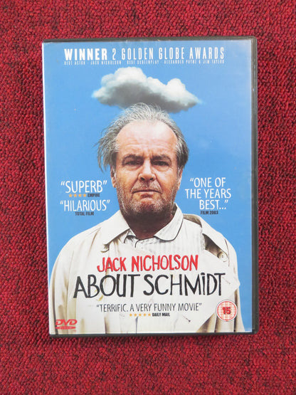 ABOUT SCHMIDT (DVD) JACK NICHOLSON KATHY BATES 2002 REGION 2 Rendezvous Cinema Movie posters