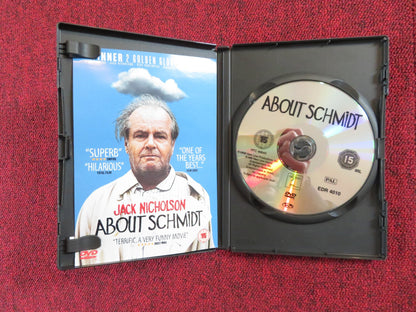 ABOUT SCHMIDT (DVD) JACK NICHOLSON KATHY BATES 2002 REGION 2 Rendezvous Cinema Movie posters