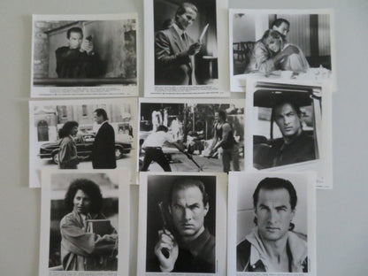ABOVE THE LAW MOVIE STILL PHOTO LOT OF 9 STEVEN SEAGAL SHARON STONE P GRIER 1988 Movie posters
