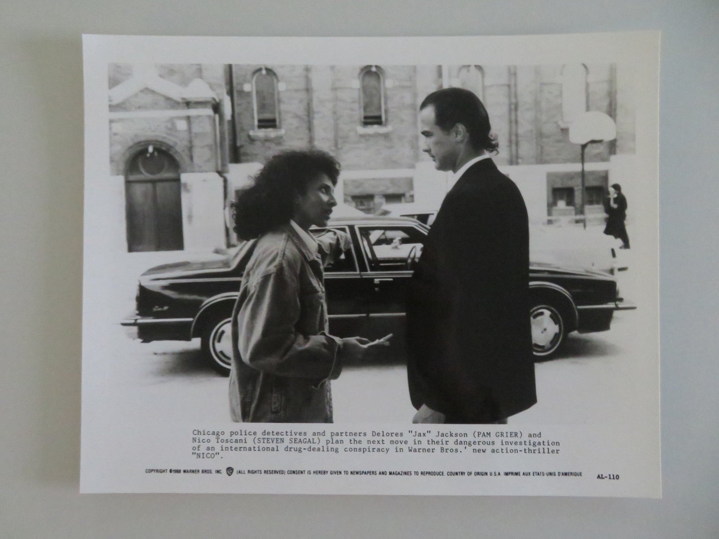 ABOVE THE LAW MOVIE STILL PHOTO LOT OF 9 STEVEN SEAGAL SHARON STONE P GRIER 1988 Movie posters