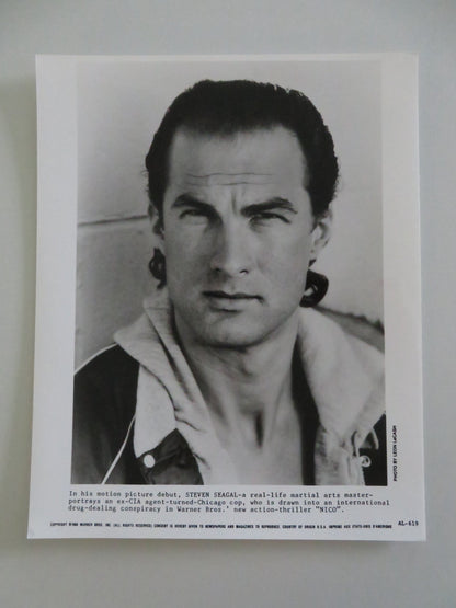 ABOVE THE LAW MOVIE STILL PHOTO LOT OF 9 STEVEN SEAGAL SHARON STONE P GRIER 1988 Movie posters