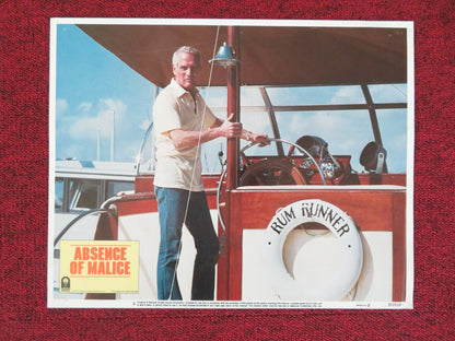 ABSENCE OF MALICE US LOBBY CARD FULL SET PAUL NEWMAN SALLY FIELD 1981 Movie posters