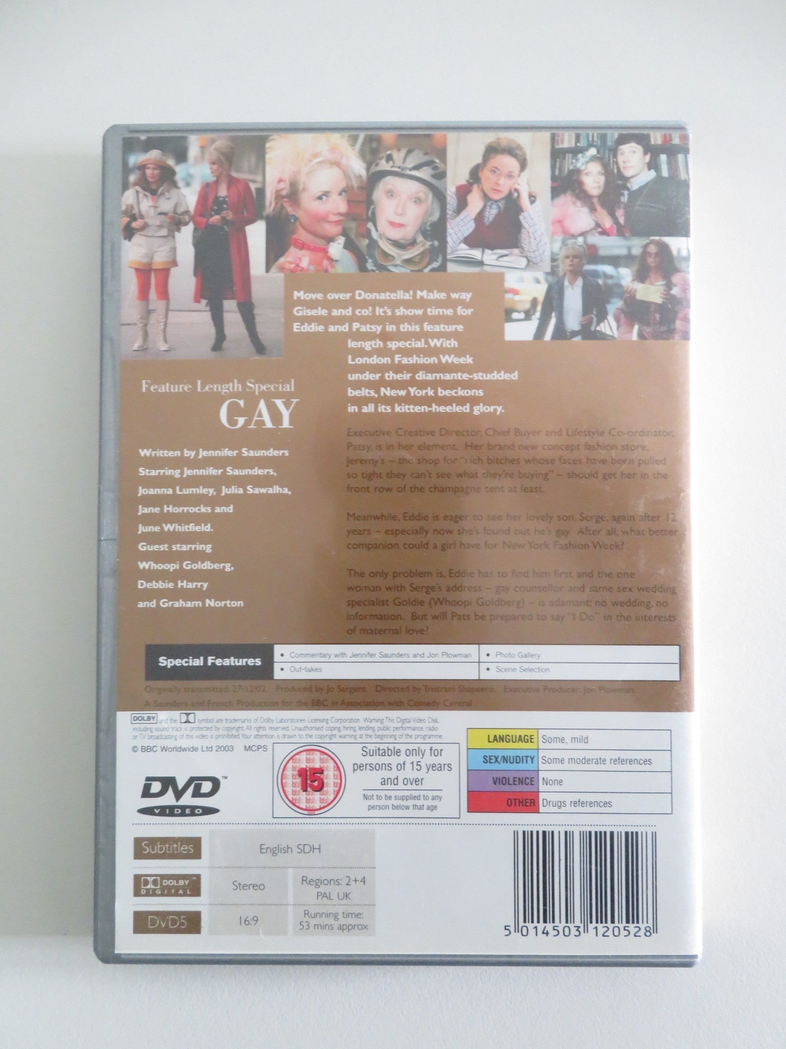 ABSOLUTELY FABULOUS: GAY - FEATURE LENGTH SPECIAL (DVD) SAUNDERS 2003 REGION 2+4 Movie posters