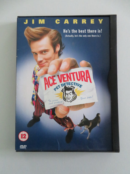 Ace Ventura: Pet Detective (DVD) Jim Carrey Courteney Cox 1994 Region 2 Movie posters