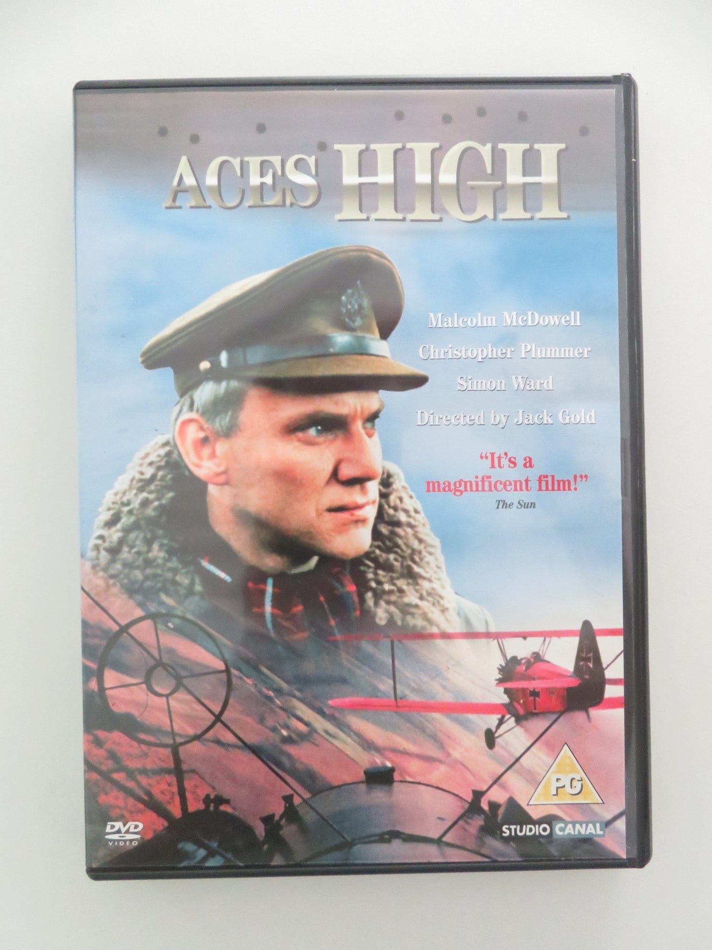 ACES HIGH (DVD) MALCOLM MCDOWELL CHRISTOPHER PLUMMER 1976 REGION 2 Movie posters