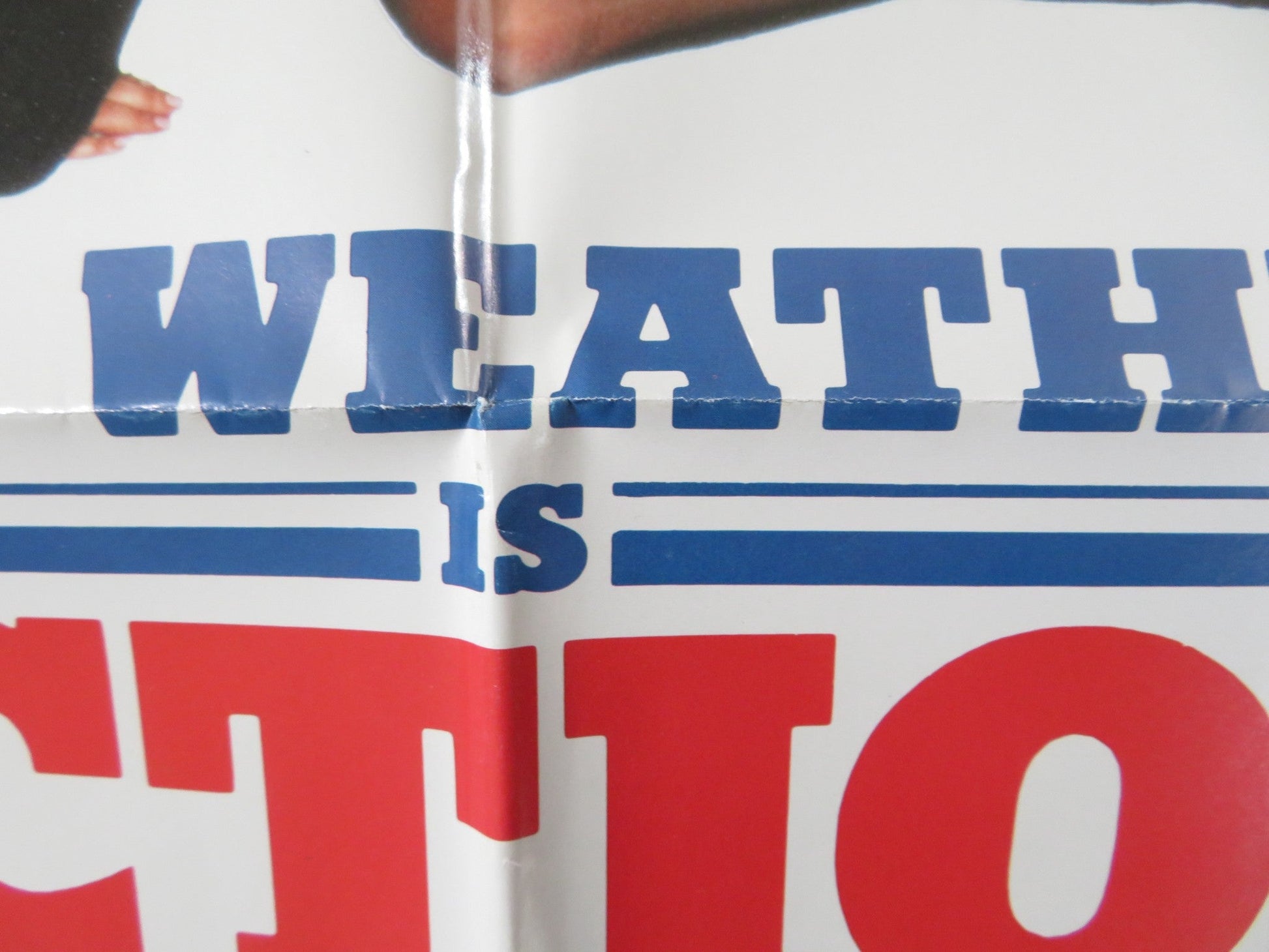 ACTION JACKSON - B FOLDED US ONE SHEET POSTER CARL WEATHERS CRAIG T. NELSON 1988 Rendezvous Cinema Movie posters