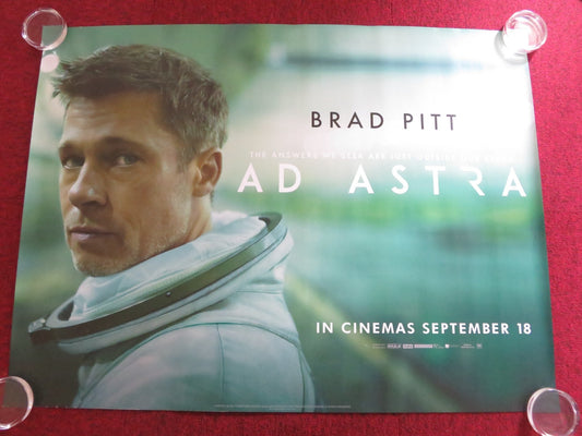 AD ASTRA - B UK QUAD ROLLED POSTER BRAD PITT TOMMY LEE JONES 2019 Rendezvous Cinema Movie posters