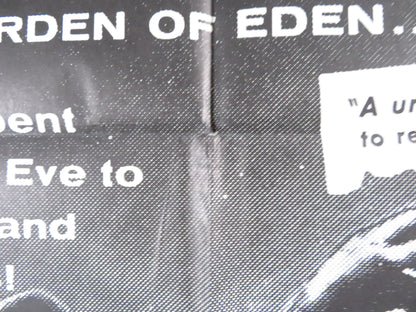 ADAM AND EVE FOLDED US ONE SHEET POSTER CHRISTIANE MARTEL CARLOS BAENA 1958 - Rendezvous Cinema