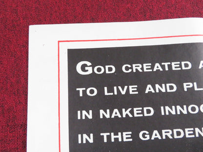 ADAM AND EVE FOLDED US ONE SHEET POSTER CHRISTIANE MARTEL CARLOS BAENA 1958 - Rendezvous Cinema