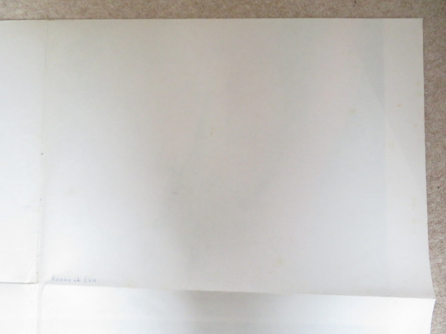 ADAM AND EVE ITALIAN 2 FOGLIO POSTER MARK GREGORY ANDREA GOLDMAN 1983 - Rendezvous Cinema