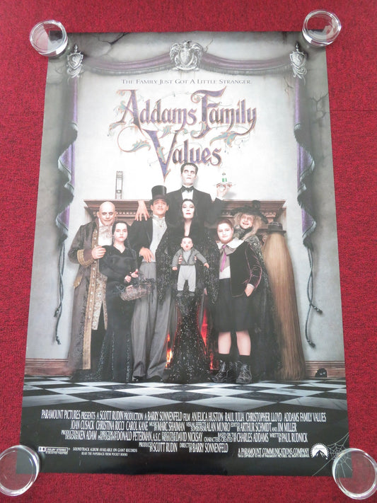 Addams Family Values US One Sheet Rolled Poster Anjelica Huston Raul Julia 1993 Movie posters