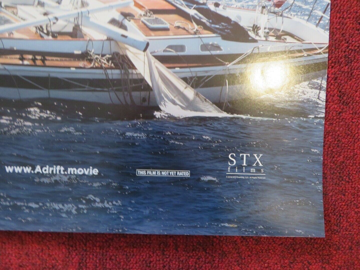 ADRIFT US ONE SHEET ROLLED POSTER SHAILENE WOODLEY 2018 - Rendezvous Cinema