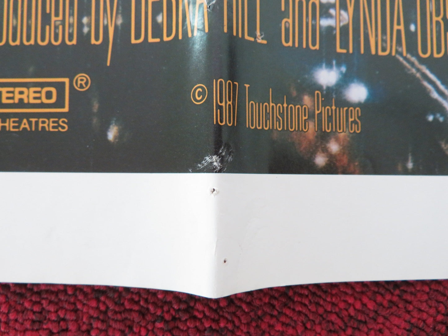 Adventures in Babysitting Folded US One Sheet Poster Elisabeth Shue 1987 Movie posters