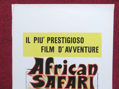 AFRICAN SAFARI ITALIAN LOCANDINA POSTER RONALD E. SHANIN 1970 - Rendezvous Cinema
