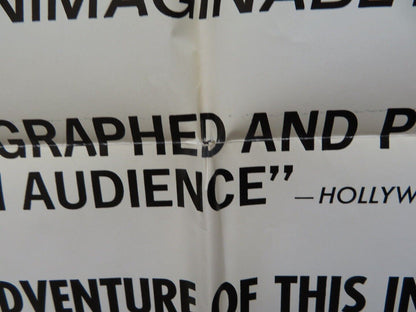 AFRICAN SAFARI/RIVERS OF FIRE AND ICE FOLDED US ONE SHEET POSTER MICHAEL RYE '69 - Rendezvous Cinema