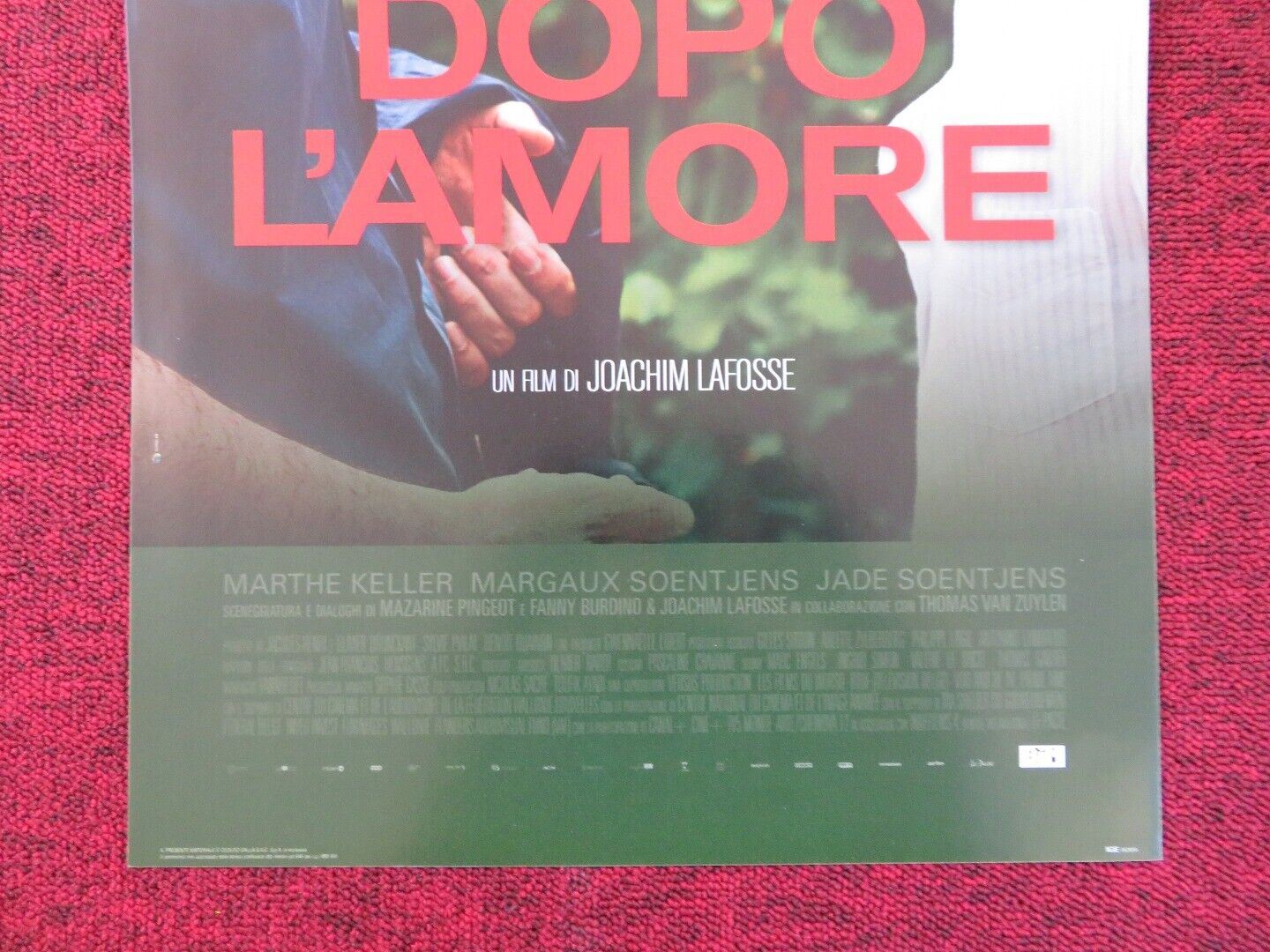 AFTER LOVE ITALIAN LOCANDINA (26.5"x12.5") POSTER BERENICE BEJO CEDRIC KAHN '16 - Rendezvous Cinema