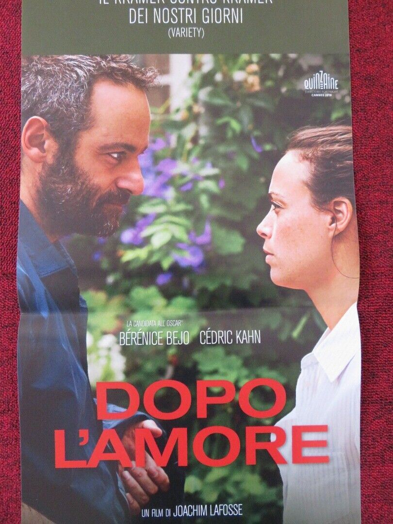 AFTER LOVE ITALIAN LOCANDINA (26.5"x12.5") POSTER BERENICE BEJO CEDRIC KAHN '16 - Rendezvous Cinema