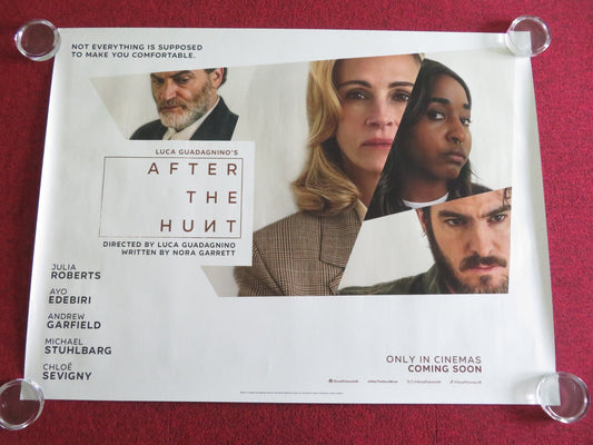 AFTER THE HUNT UK QUAD ROLLED POSTER JULIA ROBERTS ANDREW GARFIELD 2025 Movie posters