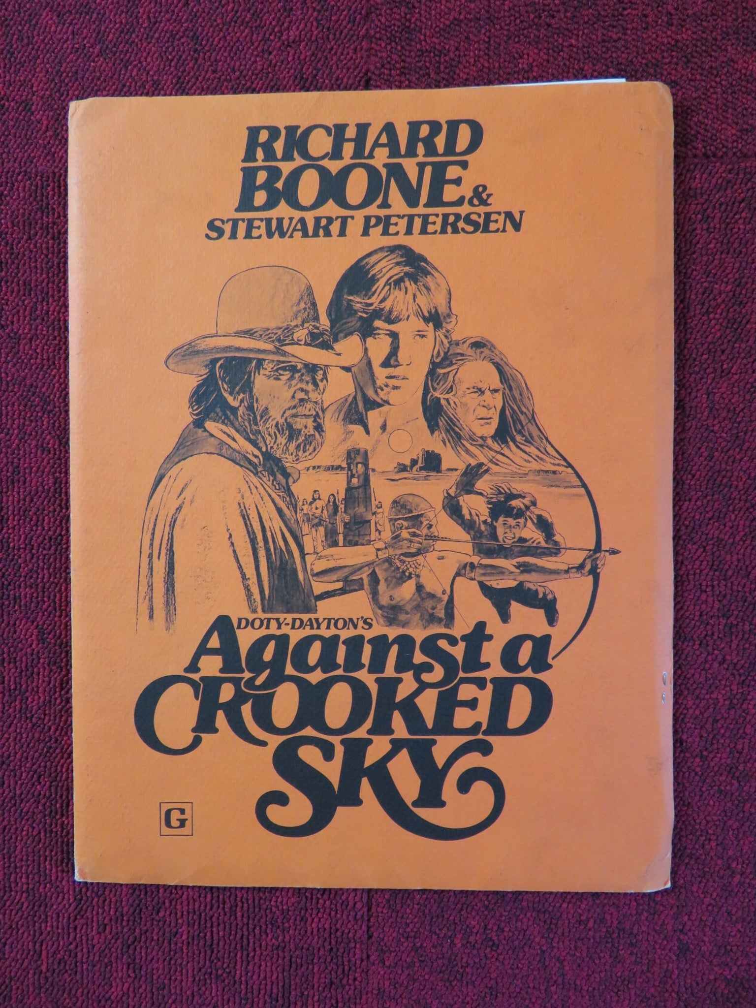 AGAINST A CROOKED SKY PRESSKIT DOTY-DAYTON PRODUCTIONS RICHARD BOONE 1 ...