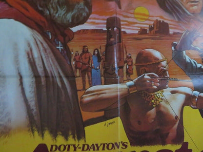 AGAINST A CROOKED SKY US ONE SHEET POSTER RICHARD BOONE 1975 - Rendezvous Cinema