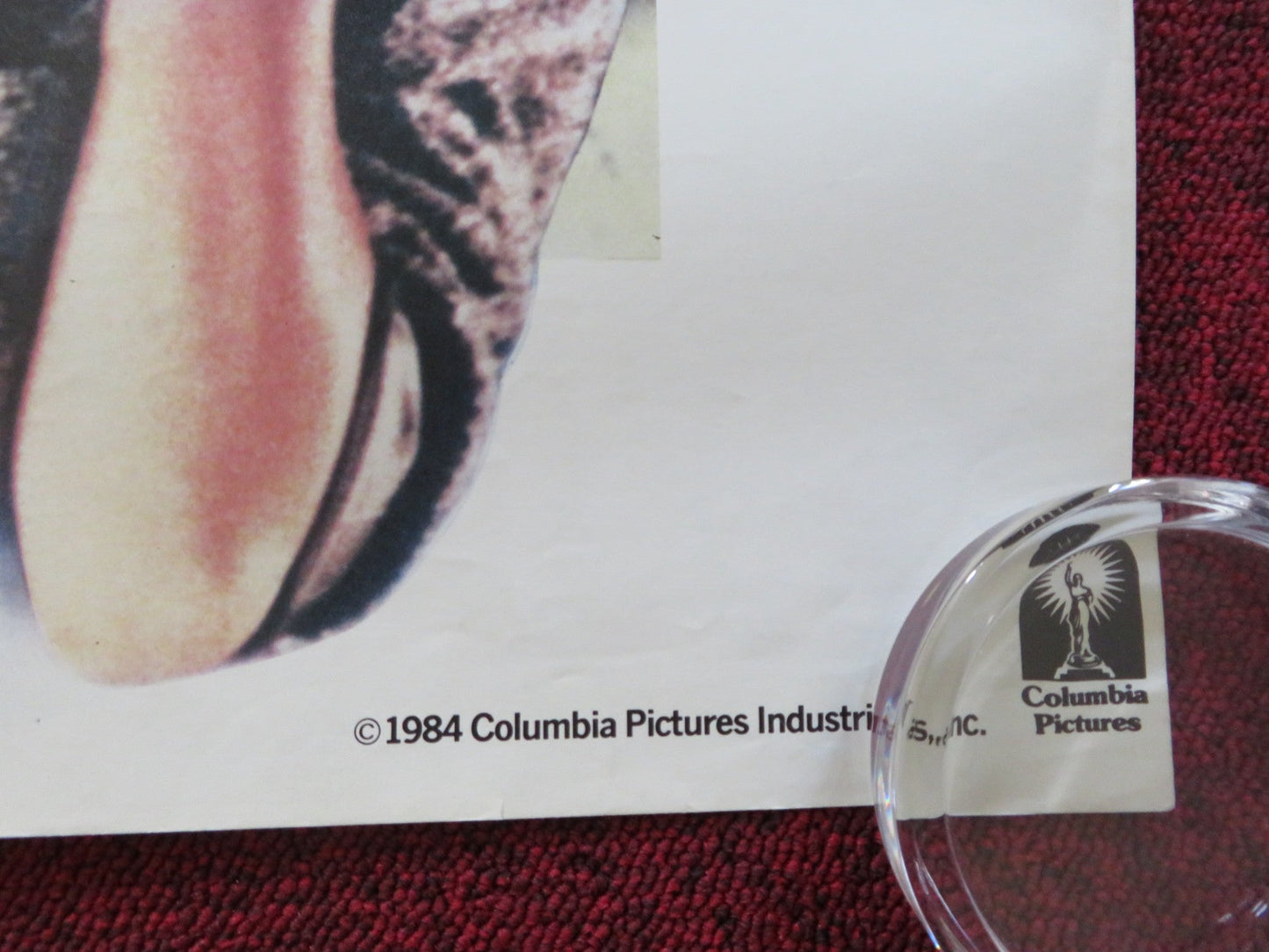 AGAINST ALL ODDS UK QUAD ROLLED POSTER JEFF BRIDGES JAMES WOODS 1984 Rendezvous Cinema Movie posters