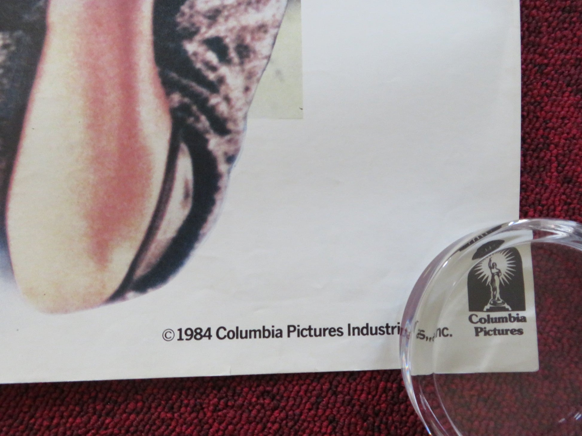 AGAINST ALL ODDS UK QUAD ROLLED POSTER JEFF BRIDGES JAMES WOODS 1984 Rendezvous Cinema Movie posters