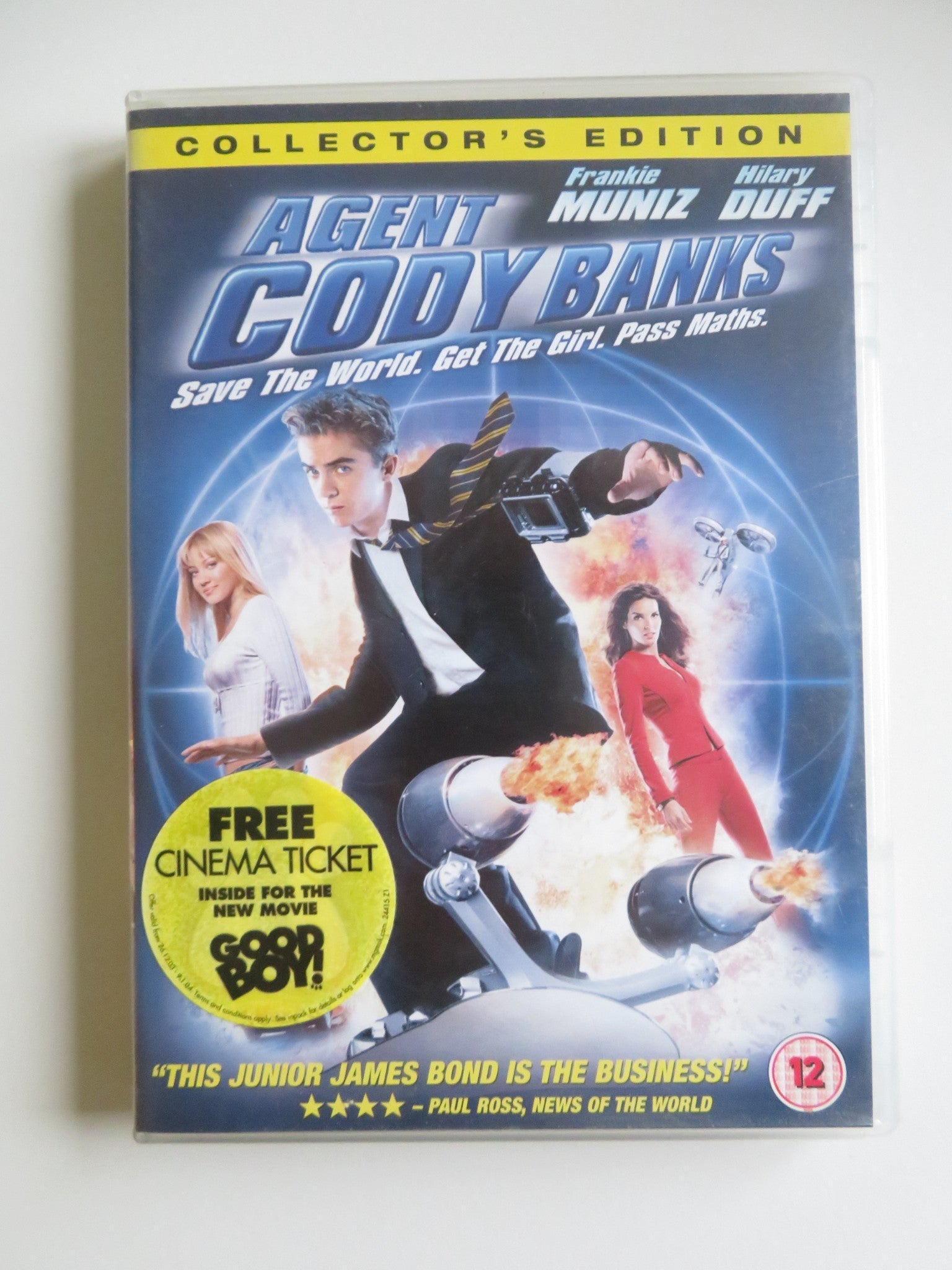 AGENT CODY BANKS (DVD) FRANKIE MUNIZ HILARY DUFF 2003 REGION 2 Movie posters