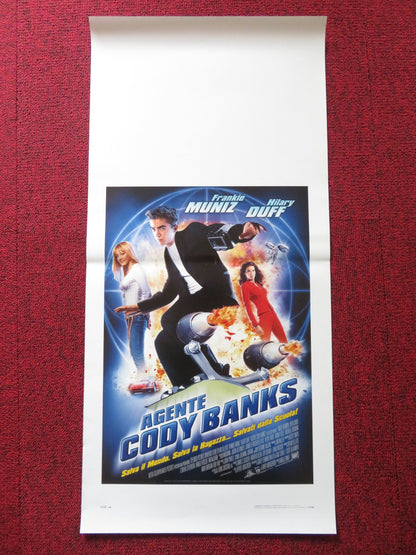 AGENT CODY BANKS ITALIAN LOCANDINA POSTER FRANKIE MUNIZ HILARY DUFF 2003 Rendezvous Cinema Movie posters
