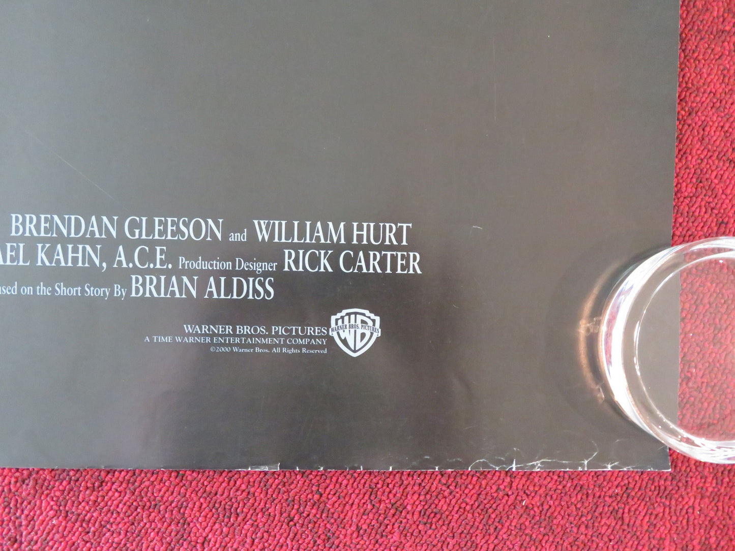 A.I. Artificial Intelligence - B UK Quad Rolled Poster Haley Joel Osment 2001 Movie posters