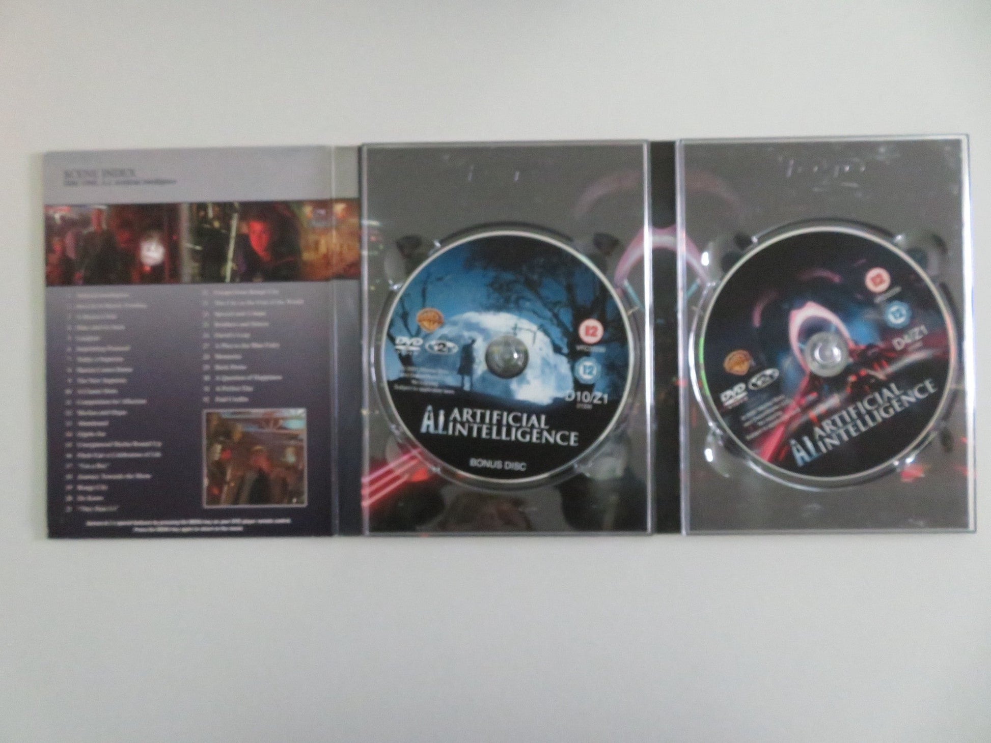 A.I. Artificial Intelligence (DVD) Haley Joel - Osment Jude Law 2001 Region 2 Movie posters