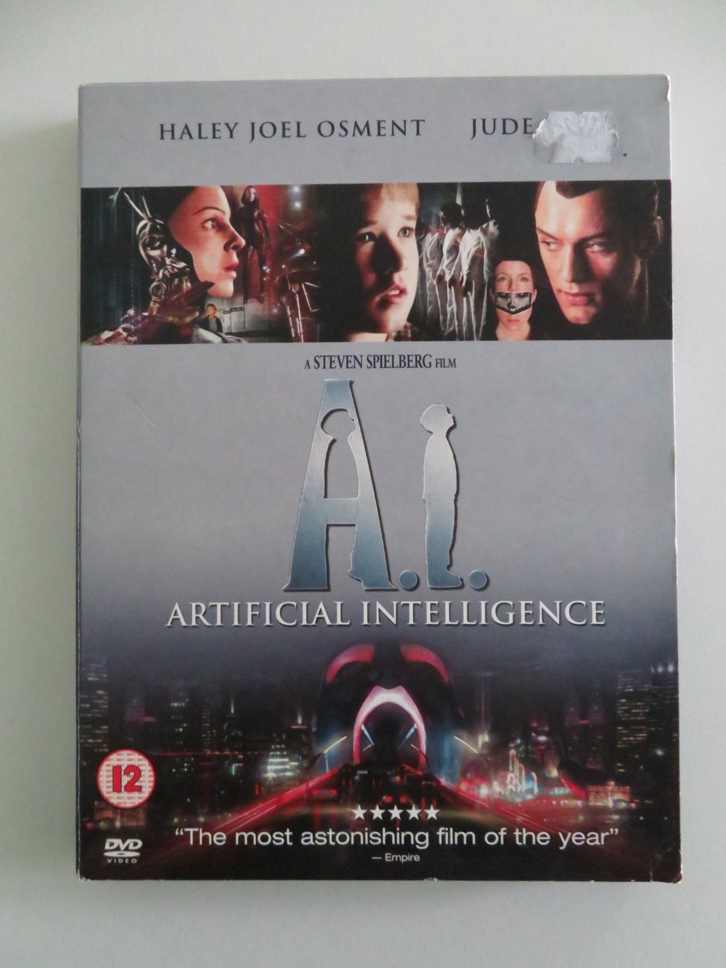 A.I. Artificial Intelligence (DVD) Haley Joel - Osment Jude Law 2001 Region 2 Movie posters