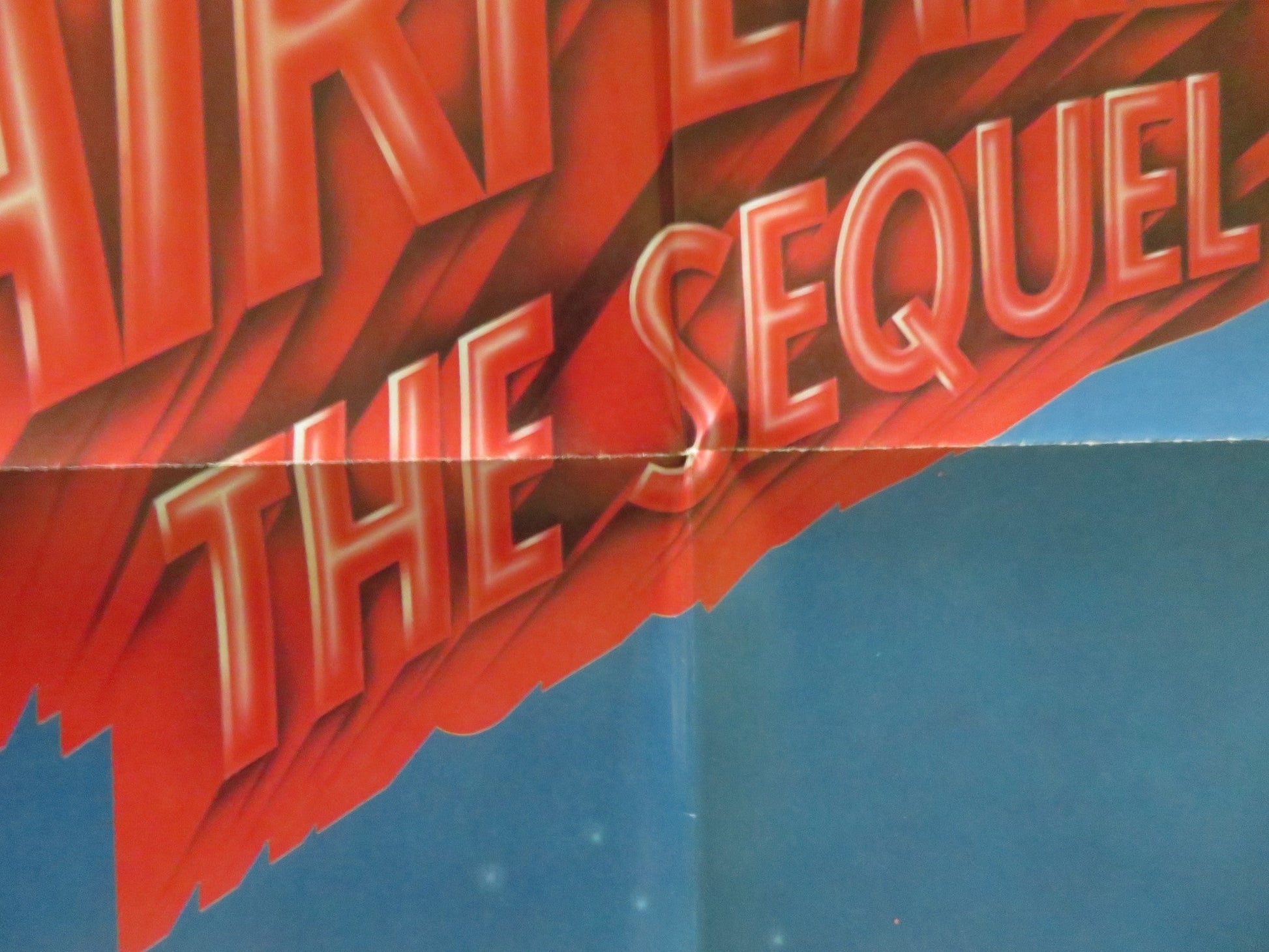 AIRPLANE II THE SEQUEL FOLDED US ONE SHEET POSTER LLOYD BRIDGES P. GRAVES 1982 Movie posters