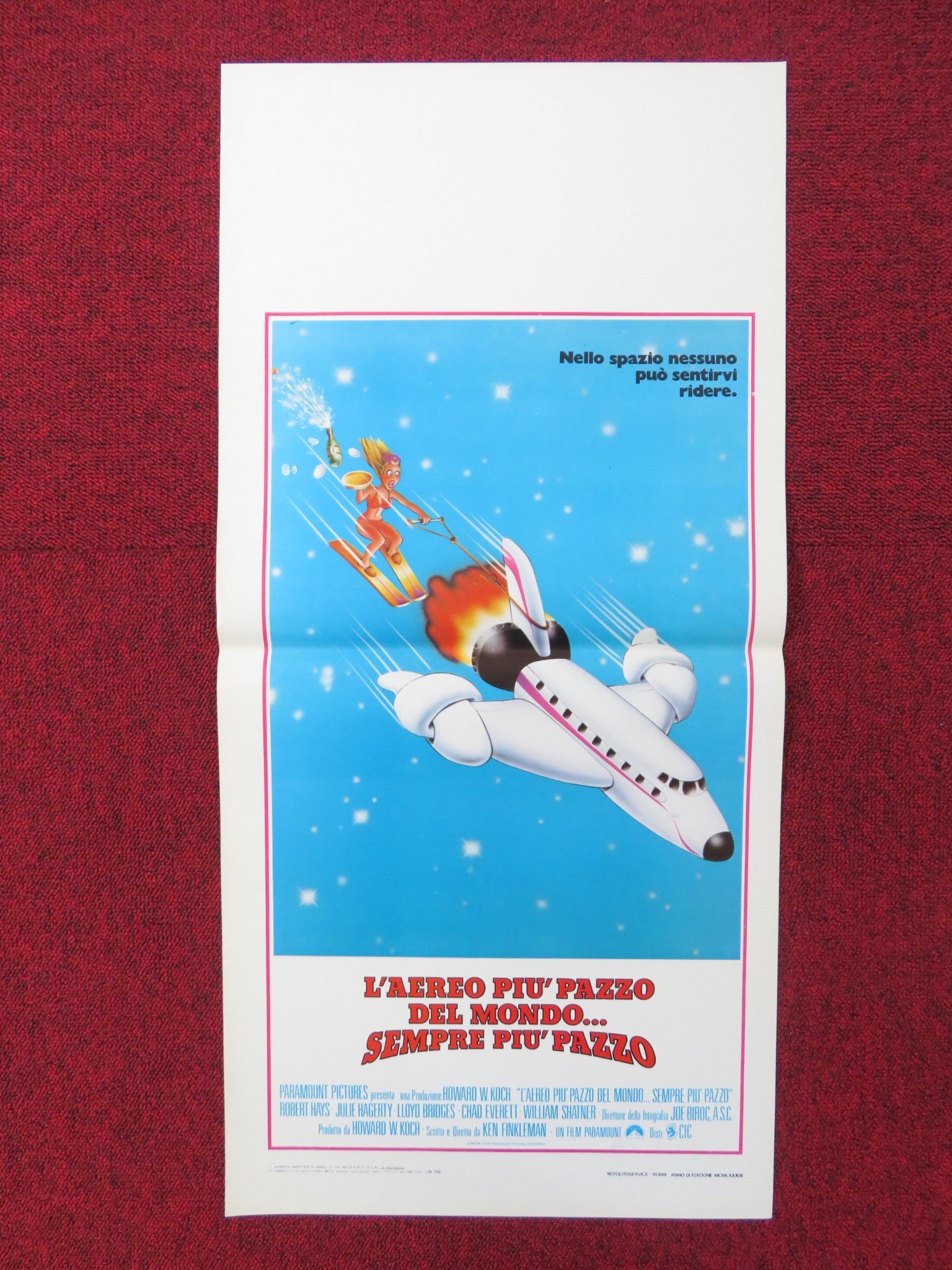 AIRPLANE II: THE SEQUEL ITALIAN LOCANDINA POSTER LLOYD BRIDGES PETER G ...