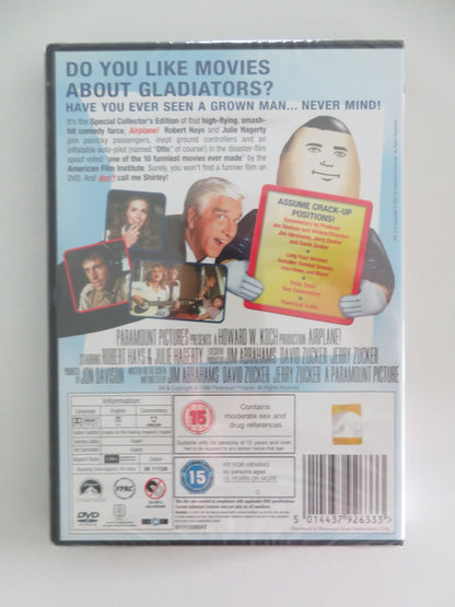AIRPLANE! SPECIAL COLLECTOR'S EDITION (DVD) LESLIE NIELSEN 1980 REGION 2 Movie posters