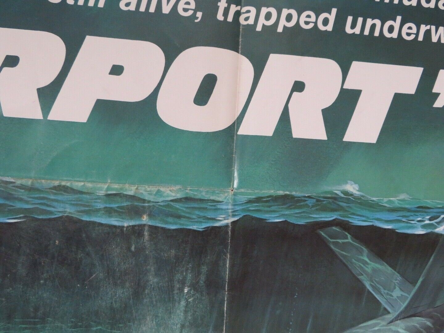 AIRPORT '77 FOLDED US ONE SHEET POSTER JACK LEMMON LEE GRANT BRENDA VACCARO 1977 - Rendezvous Cinema