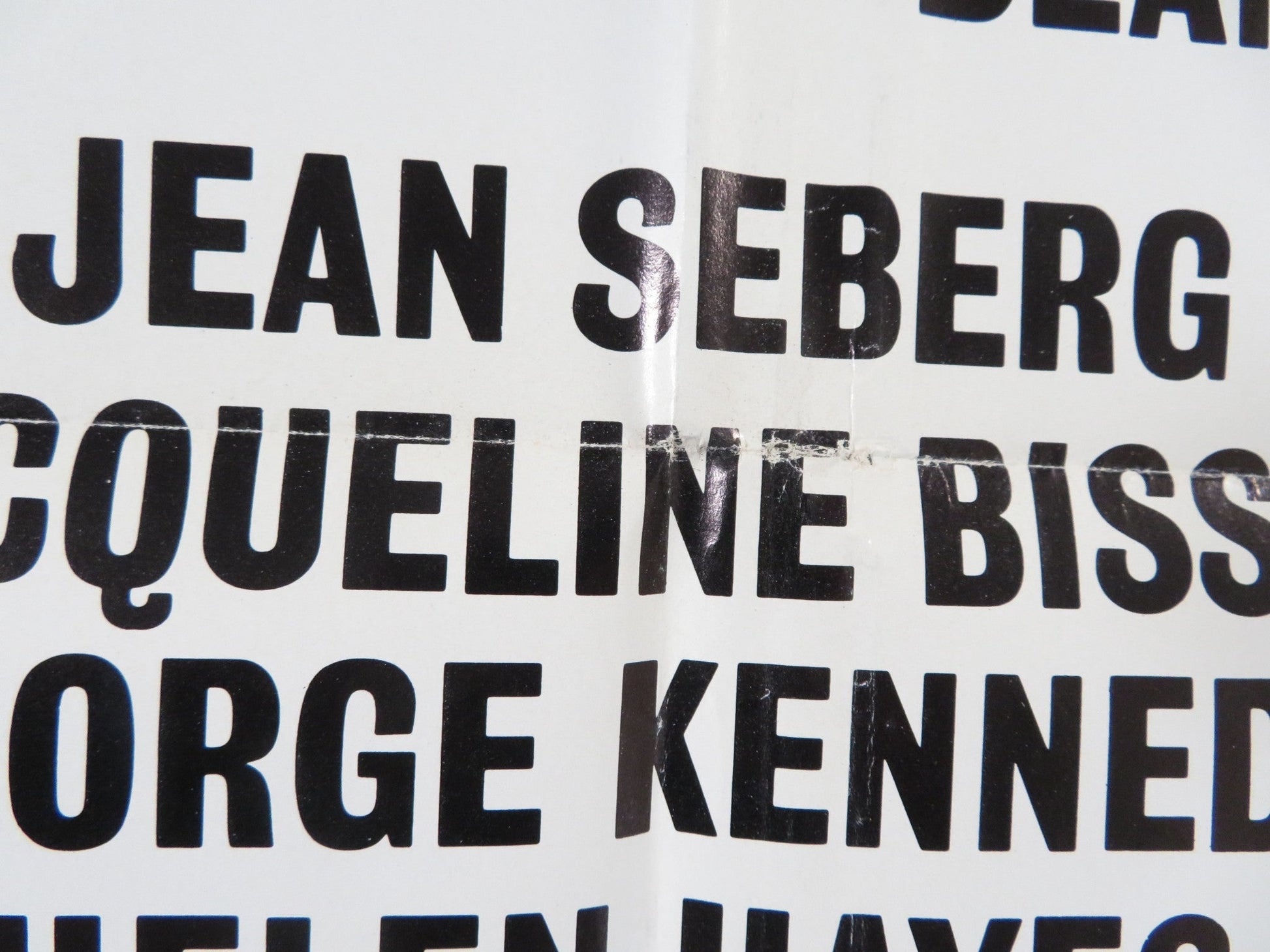 AIRPORT FOLDED US ONE SHEET POSTER BURT LANCASTER DEAN MARTIN 1970 - Rendezvous Cinema