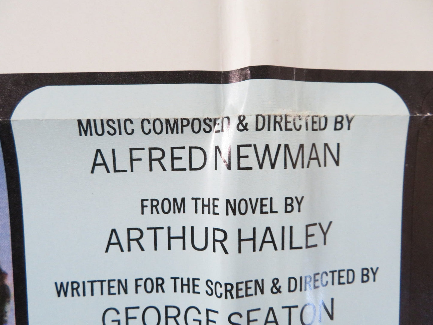 AIRPORT FOLDED US ONE SHEET POSTER BURT LANCASTER DEAN MARTIN 1970 - Rendezvous Cinema