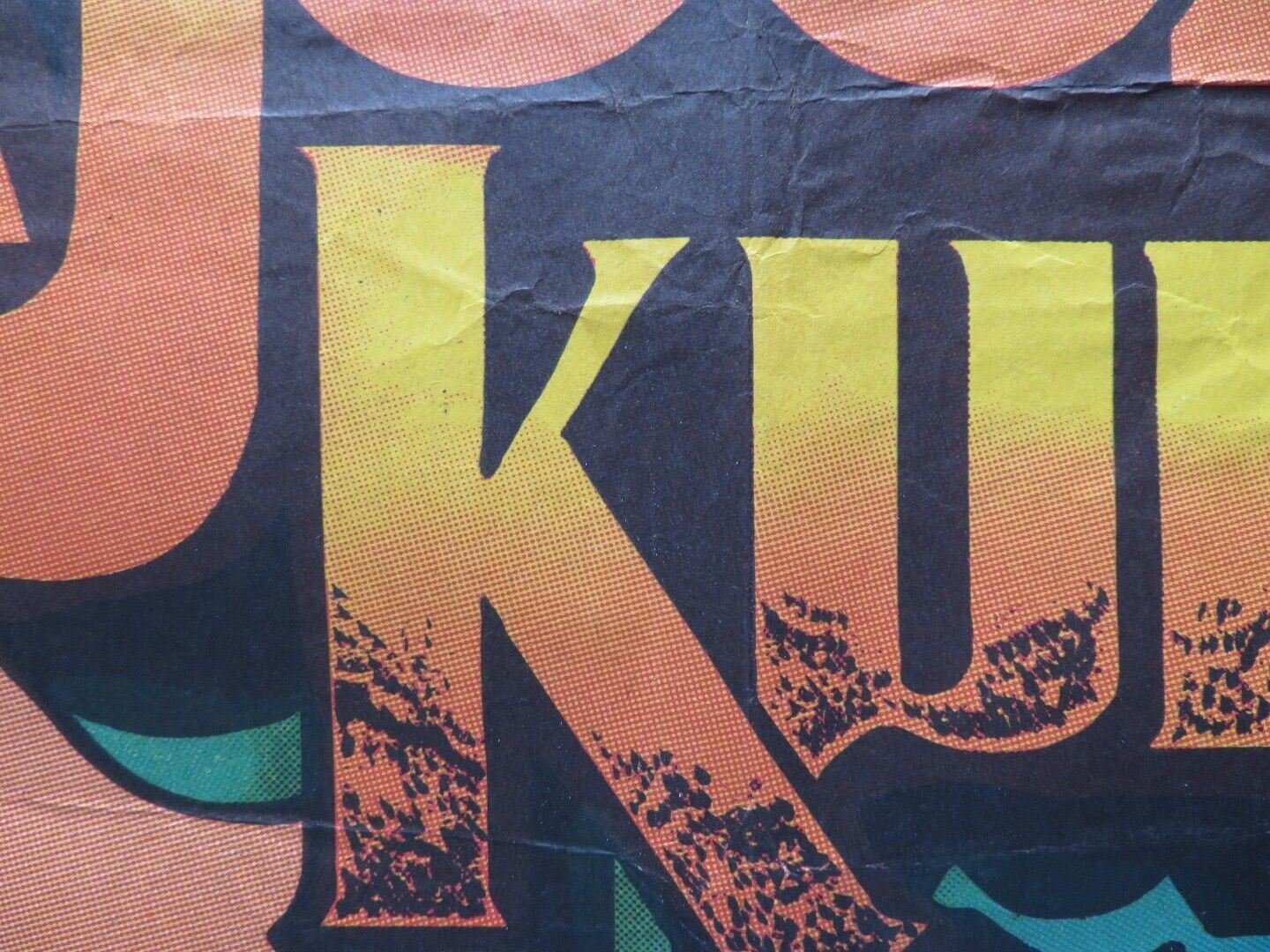 AJOOBA KUDRAT KAA PERSIAN ROLLED POSTER HERMANT BIRJE MANJEET KULAR 1991 - Rendezvous Cinema