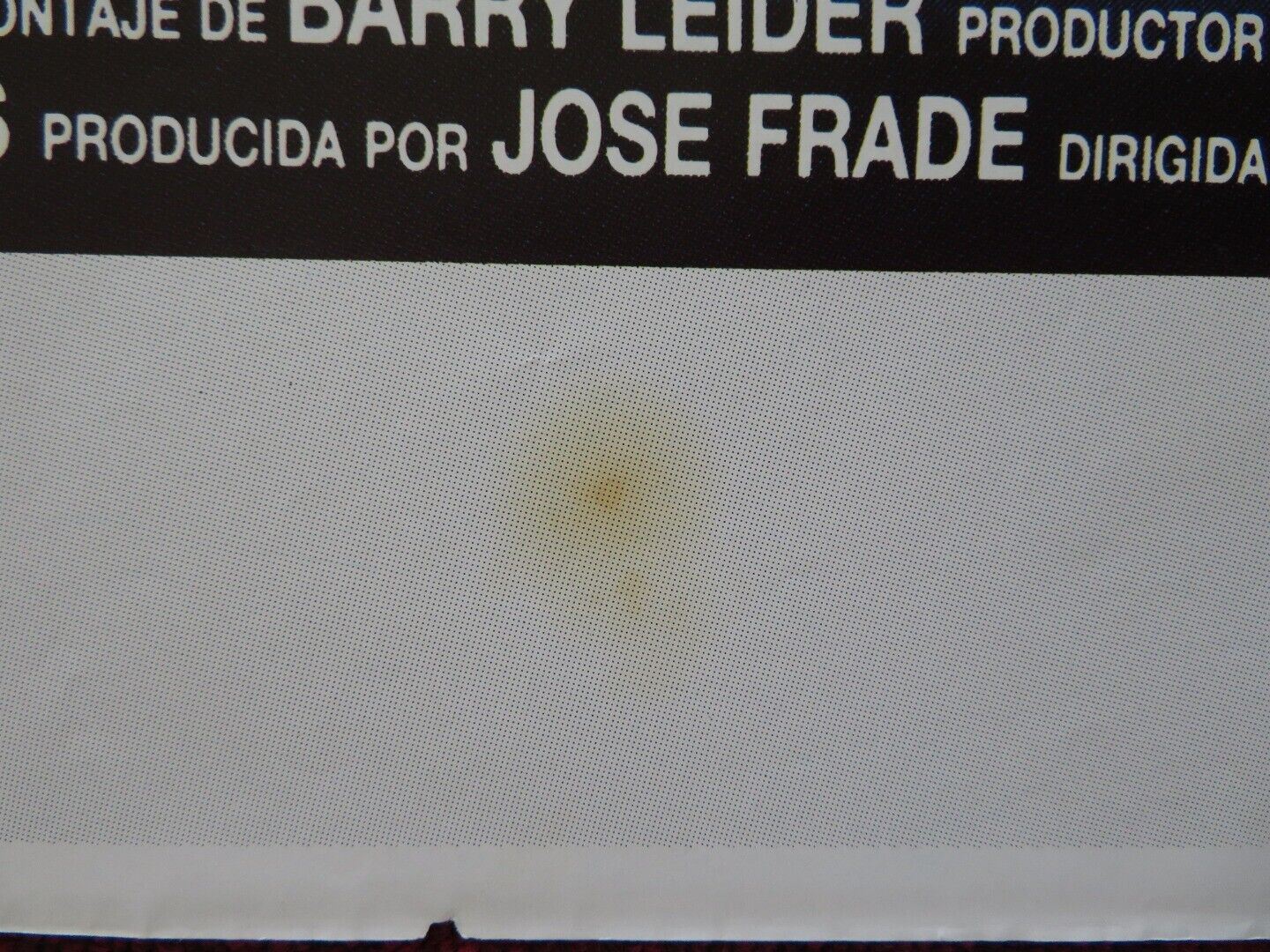 AL FILO DEL HACHA SPANISH ROLLED POSTER BARTON FAULKS CHRISTINA MARIE LANE 1988 - Rendezvous Cinema