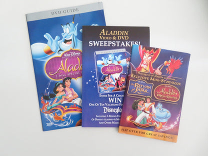 Aladdin - Platinum Edition 2 disc special edition (DVD) Disney 1992 Region 1 Movie posters