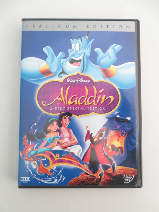 Aladdin - Platinum Edition 2 disc special edition (DVD) Disney 1992 Region 1 Movie posters