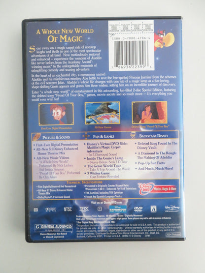 Aladdin - Platinum Edition 2 disc special edition (DVD) Disney 1992 Region 1 Movie posters